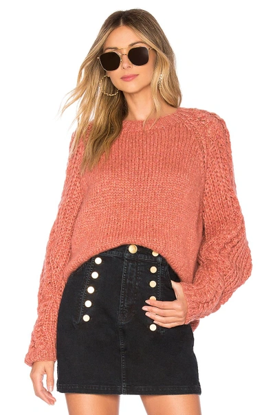 One On One Confidence Jumper In Dark Salmon