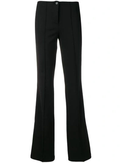 Cambio Low-rise Straight Trousers In Black
