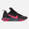 NIKE WOMEN'S REACT ELEMENT 55 CASUAL SHOES, BLACK - SIZE 6.5,2397926