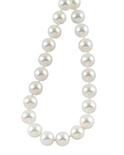 Lagos Sterling Silver Luna Cultured Pearl Necklace, 18 In Silver / Pearl