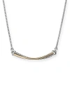 DAVID YURMAN CROSSOVER 18K GOLD BAR NECKLACE,PROD210500068