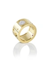 ROBERTO COIN POIS MOI LUNA 18K GOLD & DIAMOND RING,PROD213650010