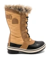 Sorel Kid's Tofino Ii Tall Hiking Boots With Faux Fur-trim, Baby/kids In Curry & Fawn