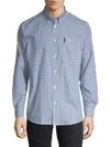 BEN SHERMAN Gingham-Print Button-Down Shirt,0400099305186