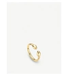 Monica Vinader Gold Plated Vermeil Silver Fiji Bud Ring