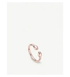 MONICA VINADER FIJI BUD 18CT ROSE-GOLD STACKING RING,92498945