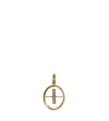 ANNOUSHKA 18CT YELLOW-GOLD AND DIAMOND I PENDANT,74703135