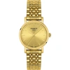 TISSOT WOMENS GOLD T1092103302100 T-CLASSIC GOLD-PLATED STAINLESS STEEL QUARTZ WATCH,757-10001-T1092103302100