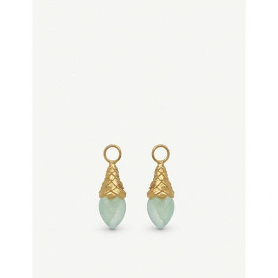 Annoushka 18ct Yellow Gold And Jade Earring Drops