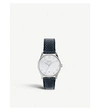 GUCCI YA126588 G-TIMELESS MOTHER-OF-PEARL AND LIZARD-LEATHER STRAP QUARTZ WATCH