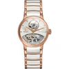 RADO RADO MEN'S R30248902 CENTRIX ROSE GOLD AND MOTHER-OF-PEARL OPEN HEART WATCH,76612268