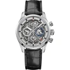 ZENITH 03.2153.400/78.C813 CHRONOMASTER EL PRIMERO FULL OPEN CROC-EMBOSSED CALFSKIN-LEATHER WATCH,757-10001-03215340078C813