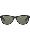 Ray Ban Ray-ban Womens Black Black Wayfarer Sunglasses Rb2132 55 In Black