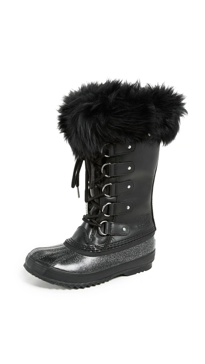 Sorel Joan Of Arctic Luxe Boots In Lux/ Black