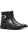 GIVENCHY EMBELLISHED LEATHER BOOTS,P00329669