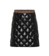 MONCLER QUILTED DOWN MINISKIRT,P00341586
