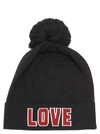 DOLCE & GABBANA DOLCE & GABBANA LOVE POM POM BEANIE