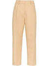 KHAITE CATHERINE TAILORED COTTON TROUSERS