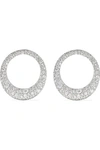 ANITA KO LARGE GALAXY 18-KARAT WHITE GOLD DIAMOND EARRINGS