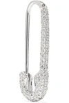 ANITA KO SAFETY PIN 18-KARAT WHITE GOLD DIAMOND EARRING