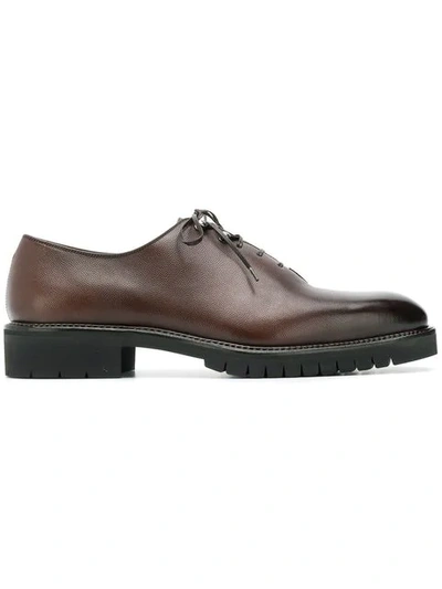 Ferragamo Salvatore  Lace-up Oxford Shoes - 棕色 In Brown