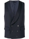 GABRIELE PASINI GABRIELE PASINI DOUBLE-BREASTED WAISTCOAT - 蓝色