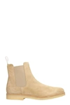 COMMON PROJECTS BEIGE SUEDE CHELSEA BOOTS,10723366