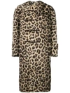 R13 LEOPARD HOODED JACKET