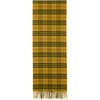 BURBERRY BURBERRY YELLOW CASHMERE VINTAGE CHECK SCARF