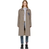 GUCCI GUCCI BROWN NY YANKEES EDITION HOUNDSTOOTH COAT