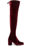 STUART WEITZMAN WOMAN MID HEEL BOOTS MERLOT,GB 1188406768872876