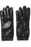 IRIS & INK WOMAN CARRIE LEATHER GLOVES BLACK,AU 1016843420035136