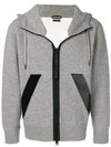 TOM FORD TOM FORD RELAXED FIT HOODIE - GREY