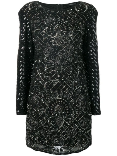 Marc Ellis Embellished Mini Dress - Black