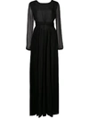 ROCHAS ROCHAS NOA EVENING DRESS - BLACK