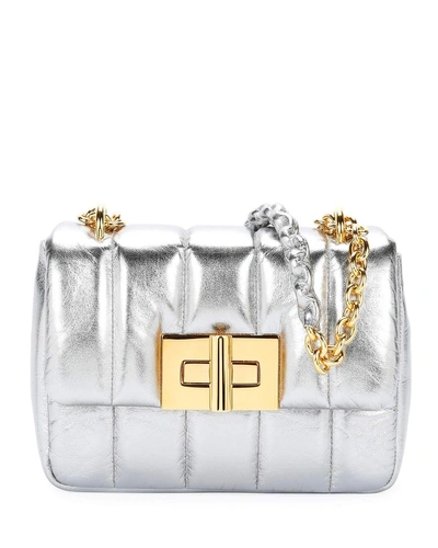 Tom Ford Natalia Small Soft Metallic Leather Shoulder Bag