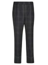 N°21 N.21 Checked Print Trousers,10723742