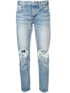 MOUSSY VINTAGE RIPPED KNEE JEANS