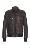 DOLCE & GABBANA REVERSIBLE LEATHER BOMBER JACKET,G9NK8LHULCXN0000