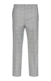 LANVIN CHECKED WOOL-BLEND trousers,RMTR0116-M01000P19
