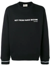 DRÔLE DE MONSIEUR DRÔLE DE MONSIEUR CREW NECK SWEATSHIRT - BLACK