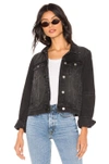 Free People We The Free Rumors Denim Jacket In Black