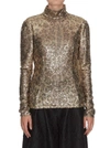 DOLCE & GABBANA DOLCE & GABBANA SEQUIN TURTLE NECK TOP