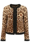 DOLCE & GABBANA DOLCE & GABBANA LEOPARD PRINT JACKET