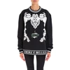 DOLCE & GABBANA DOLCE & GABBANA EMBROIDERED LACE SWEATSHIRT