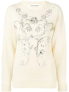 PACO RABANNE CRYSTAL EMBELLISHED JUMPER