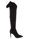 SERGIO ROSSI ZIPPED OVER-THE-KNEE BOOTS,10725021