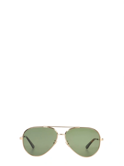 Saint Laurent Classic 11 Sunglasses In Gold