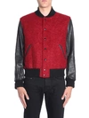 SAINT LAURENT VARSITY JACKET IN MOHAIR,10728367