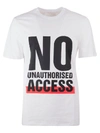 Neil Barrett Men's No Access Graphic T-shirt In White
